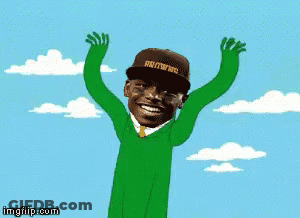 Man Wearing Hat Saying Brownie GIF