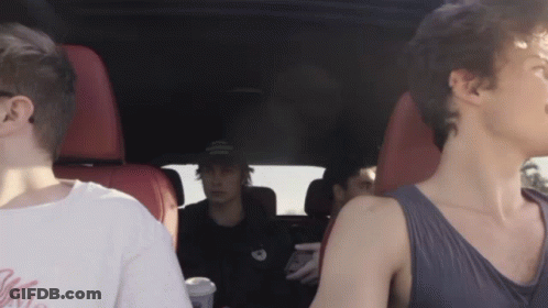 Man Wearing Hat Saying I Love You GIF