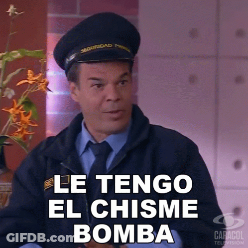 Man Wearing Hat That Says Seguridad GIF