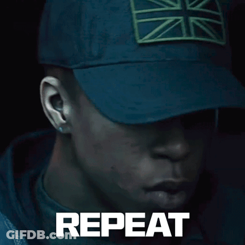 Man Wearing Hat With Fall Back GIF