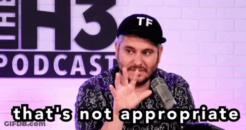 Man Wearing Hat With Letter TF GIF