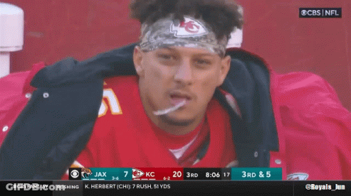 Man Wearing Headband With KC GIF