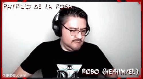 Man Wearing Headphones And Black Shirt GIF