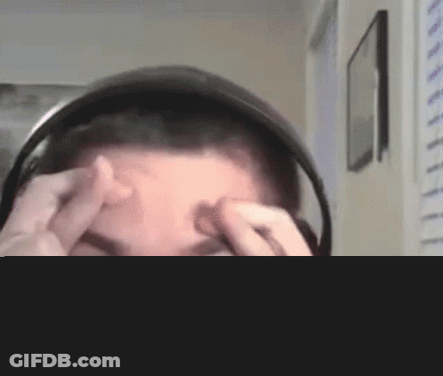 Man Wearing Headphones And Daniel Sticker GIF