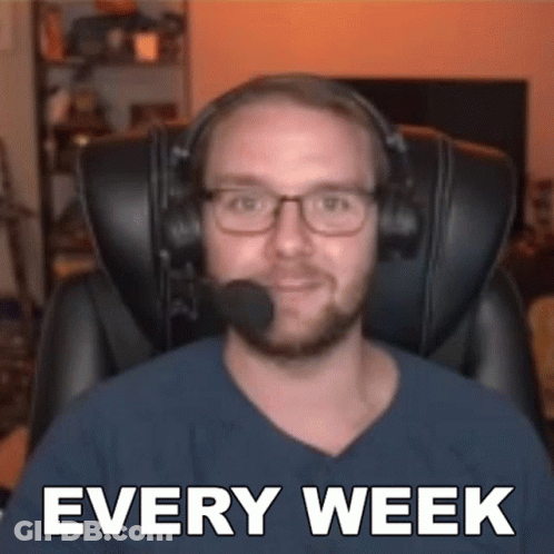Man Wearing Headphones And Glasses GIF
