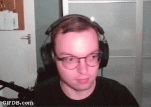 Man Wearing Headphones And Glasses GIF