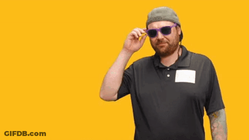 Man Wearing Headphones And Hat Saying Oh My God GIF