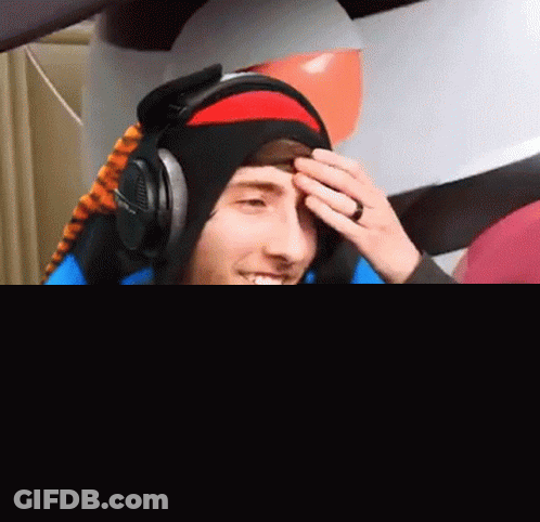 Man Wearing Headphones And Hat Smiling GIF