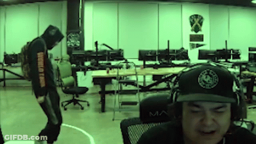 Man Wearing Headphones And Ma Hat GIF