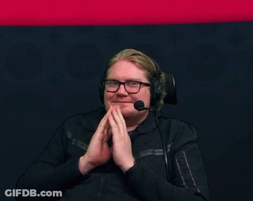 Man Wearing Headphones And Microphone Clapping GIF