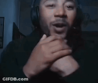 Man Wearing Headphones And Microphone Dancing GIF