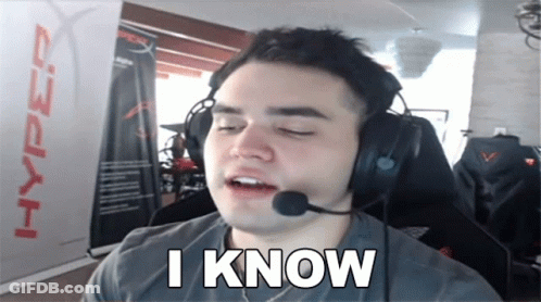 Man Wearing Headphones And Microphone Saying I Know GIF