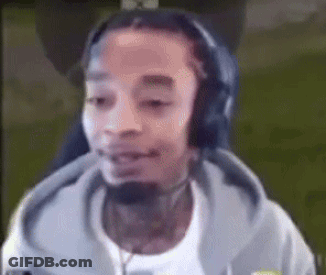 Man Wearing Headphones And Microphone Smiling GIF