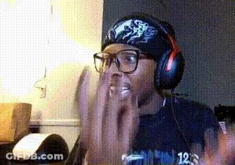 Man Wearing Headphones And Number 12 Headband GIF