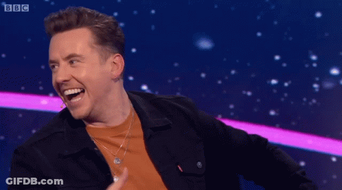 Man Wearing Headphones And Pink Bow GIF