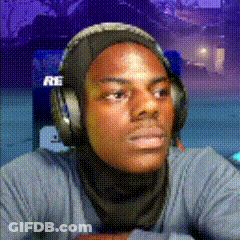 Man Wearing Headphones And R Scarf GIF