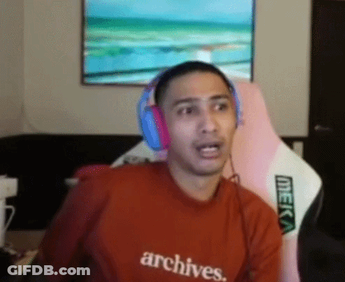 Man Wearing Headphones And Red Shirt Archives GIF