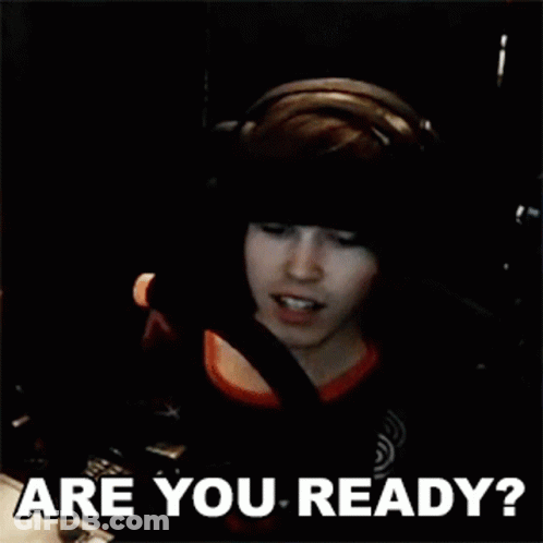 Man Wearing Headphones Asking Are You Ready GIF