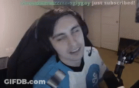 Man Wearing Headphones At Microphone GIF