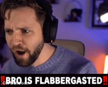 Man Wearing Headphones Bro Is Flabbergasted GIF