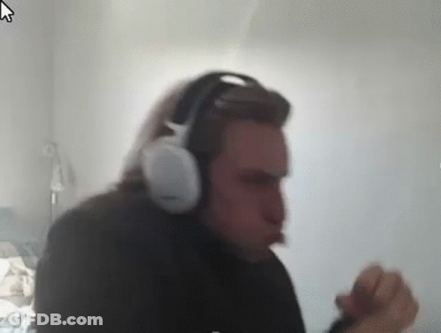 Man Wearing Headphones Dancing GIF