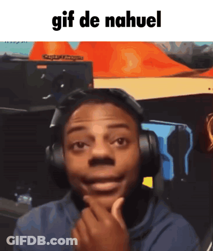 Man Wearing Headphones Gif De Nahuel GIF