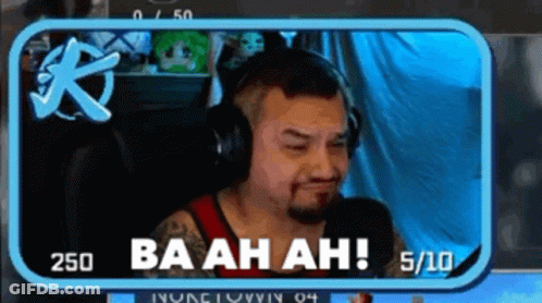 Man Wearing Headphones In Front Of Screen Ba Ah Ah GIF