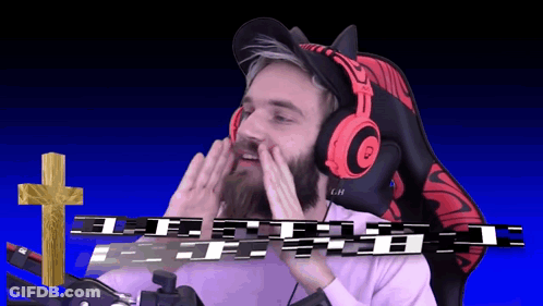 Man Wearing Headphones GIF