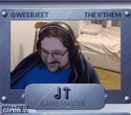 Man Wearing Headphones Jt Came Master GIF
