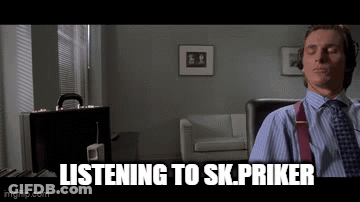 Man Wearing Headphones Listening To Sk Priker GIF