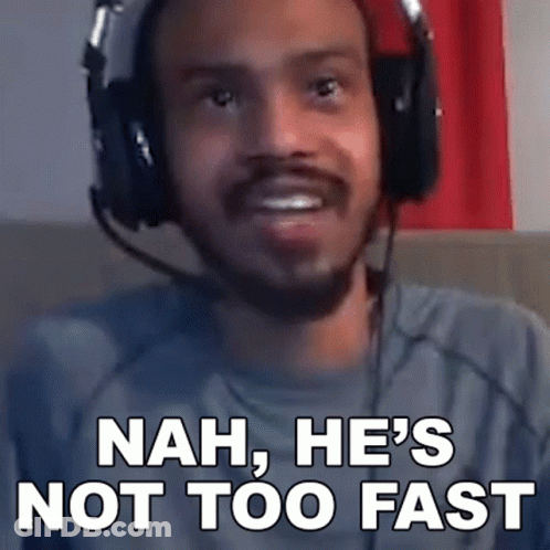 Man Wearing Headphones Making Funny Face GIF