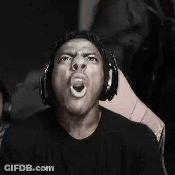 Man Wearing Headphones Making Funny Face GIF