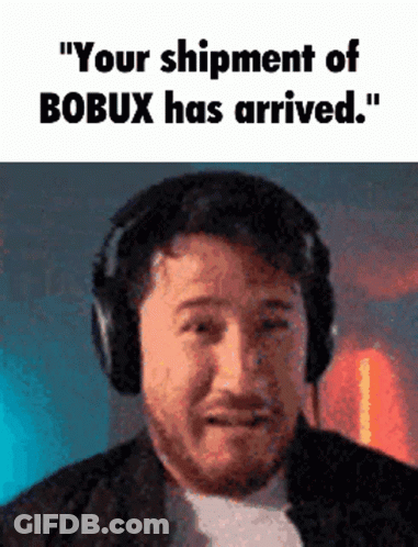 Man Wearing Headphones Making Funny Face GIF