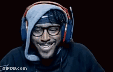 Man Wearing Headphones Making Funny Face GIF
