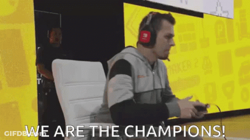 Man Wearing Headphones Playing Video Game GIF