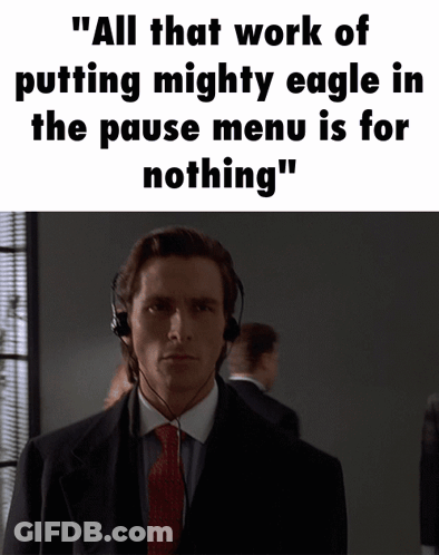 Man Wearing Headphones Saying All That Work Is For Nothing GIF