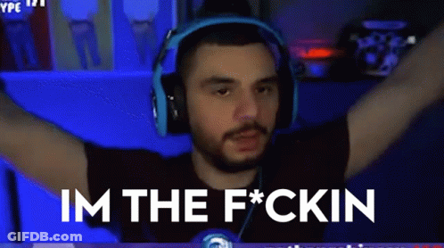 Man Wearing Headphones Saying Best GIF
