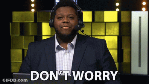 Man Wearing Headphones Saying Dont Worry GIF