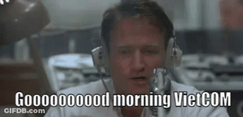 Man Wearing Headphones Saying Good Morning Vietcom GIF