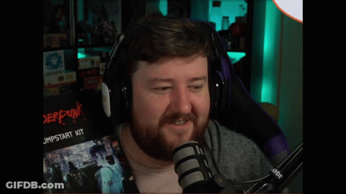 Man Wearing Headphones Saying I Can't Get Over Duck GIF