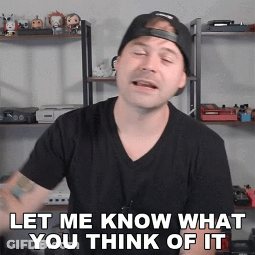 Man Wearing Headphones Saying Let Me Know GIF