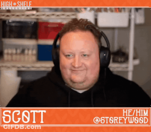 Man Wearing Headphones Scott GIF