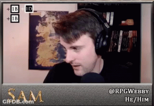 Man Wearing Headphones Sitting In Front Of Microphone GIF