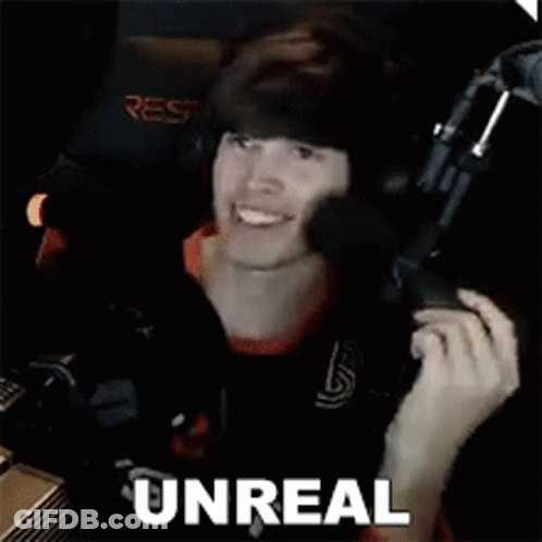 Man Wearing Headphones Smiling In Front Of Microphone GIF