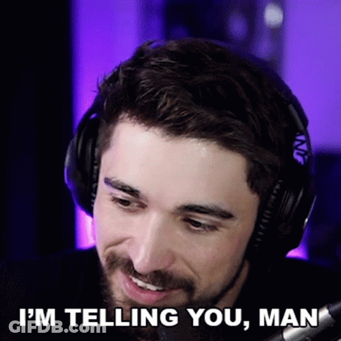 Man Wearing Headphones Speaking GIF