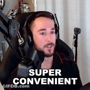 Man Wearing Headphones Super Convenient GIF