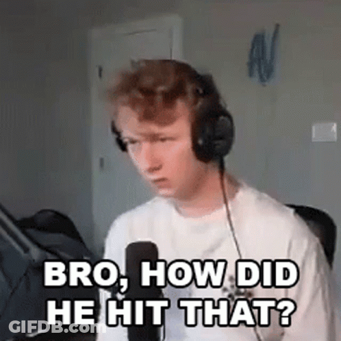 Man Wearing Headphones Talking Into Microphone GIF