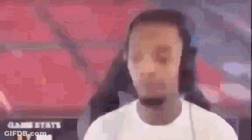 Man Wearing Headphones Talking GIF