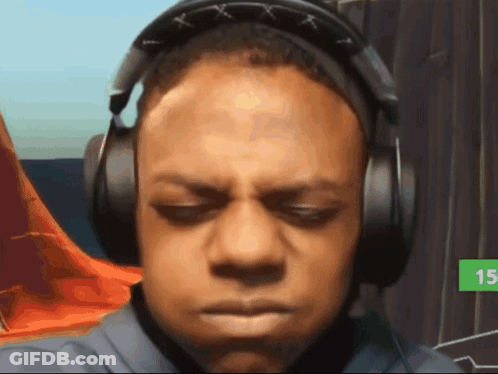 Man Wearing Headphones With Eyes Closed GIF