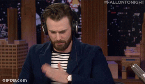 Man Wearing Headphones With #FallOnTonight GIF